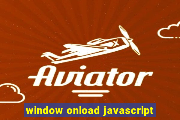 window onload javascript